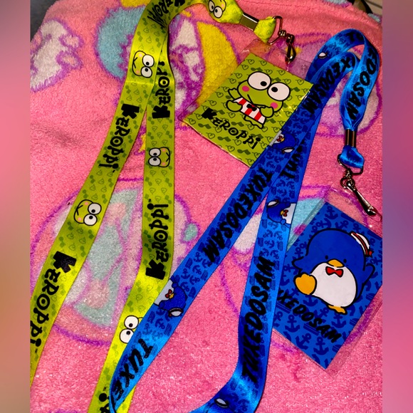 COPY - New Sanrio’s Keroppi and Tuxedo Sam Lanyards, Card Holders - Picture 2 of 3